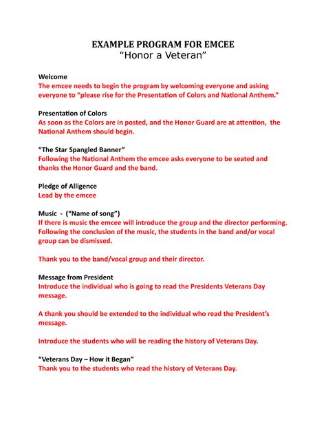 emcee script